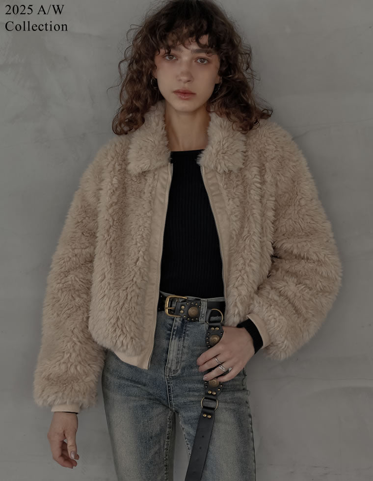 カーリーフォーファーブルゾン - ジャケット/アウター通販 | 人気