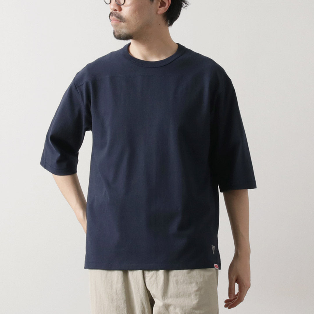 HEALTHKNIT（ヘルスニット）×RAG 別注 フットボールTシャツ オープン