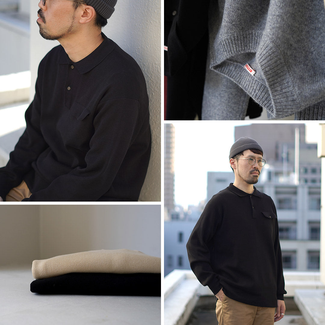 RYE TENDER（ライテンダー） マレー ニットポロ / メンズ トップス