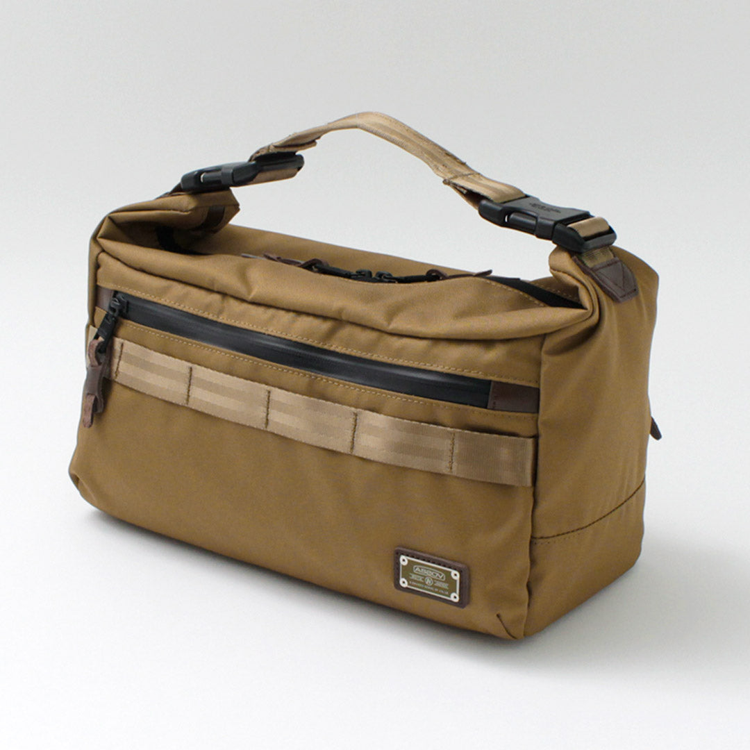 AS2OV（アッソブ） コーデュラ ドビー 2way ショルダーバッグ M