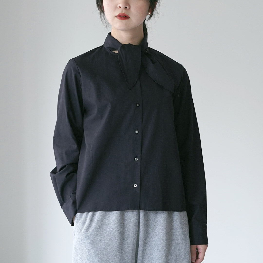 mizuiro ind（ミズイロインド） リボン タイ シャツ / レディース