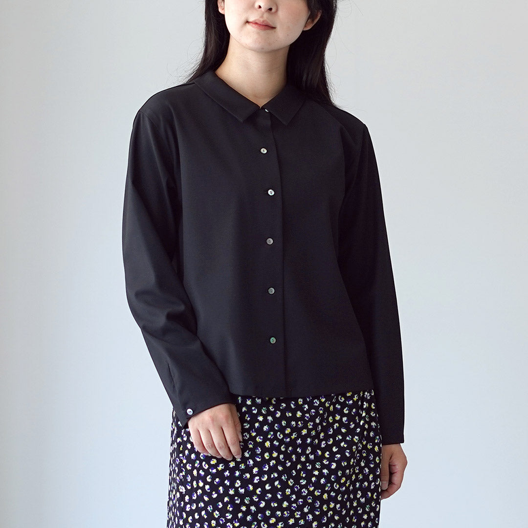 mizuiro ind（ミズイロインド） T/R ベーシック シャツ / レディース