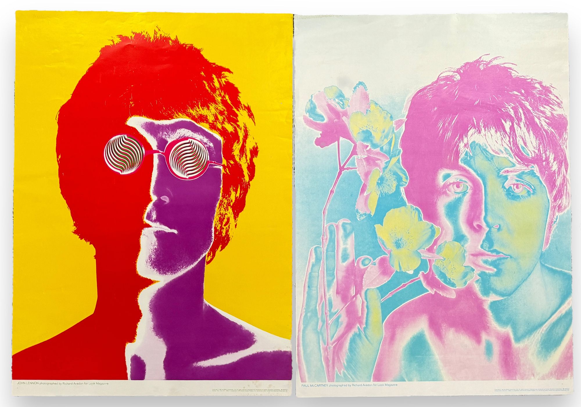 Richard Avedon: The Beatles Psychedelic Posters sold at auction on