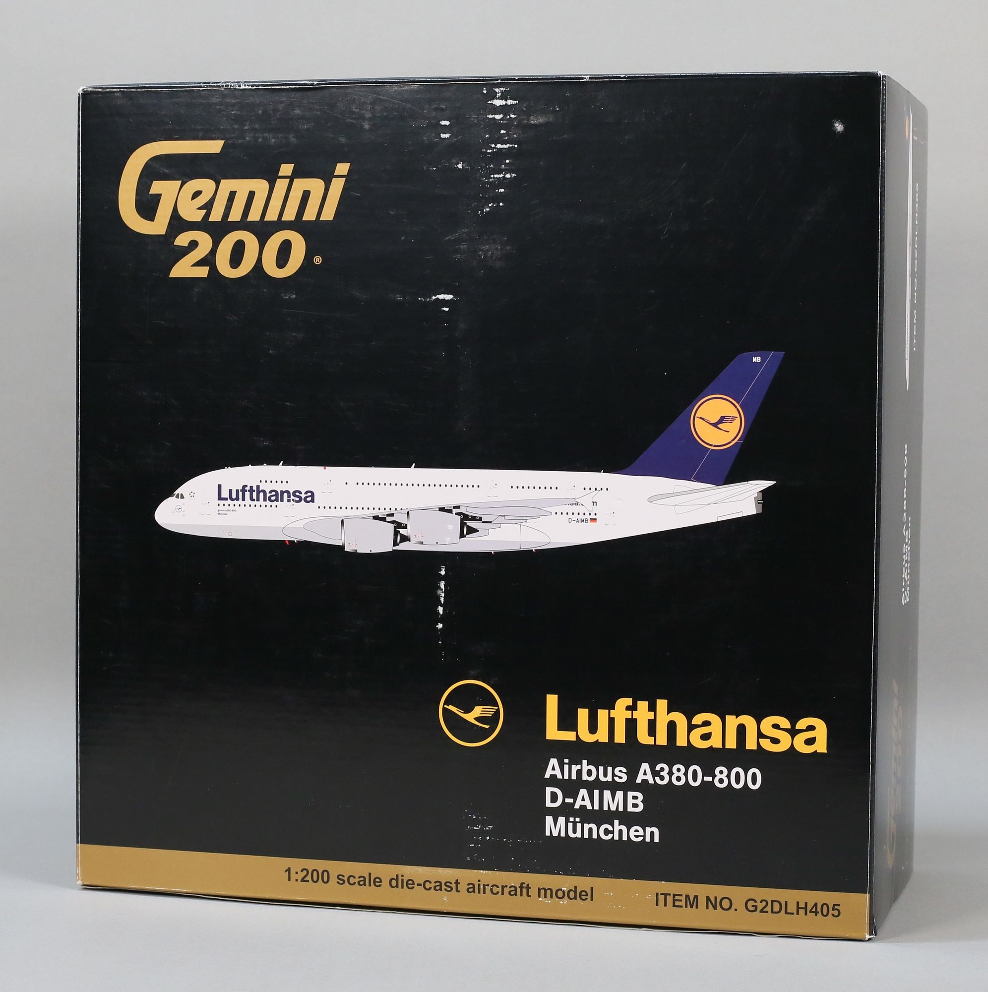 Gemini 200 Lufthansa Airbus A380-800 1:200 Scale sold at auction