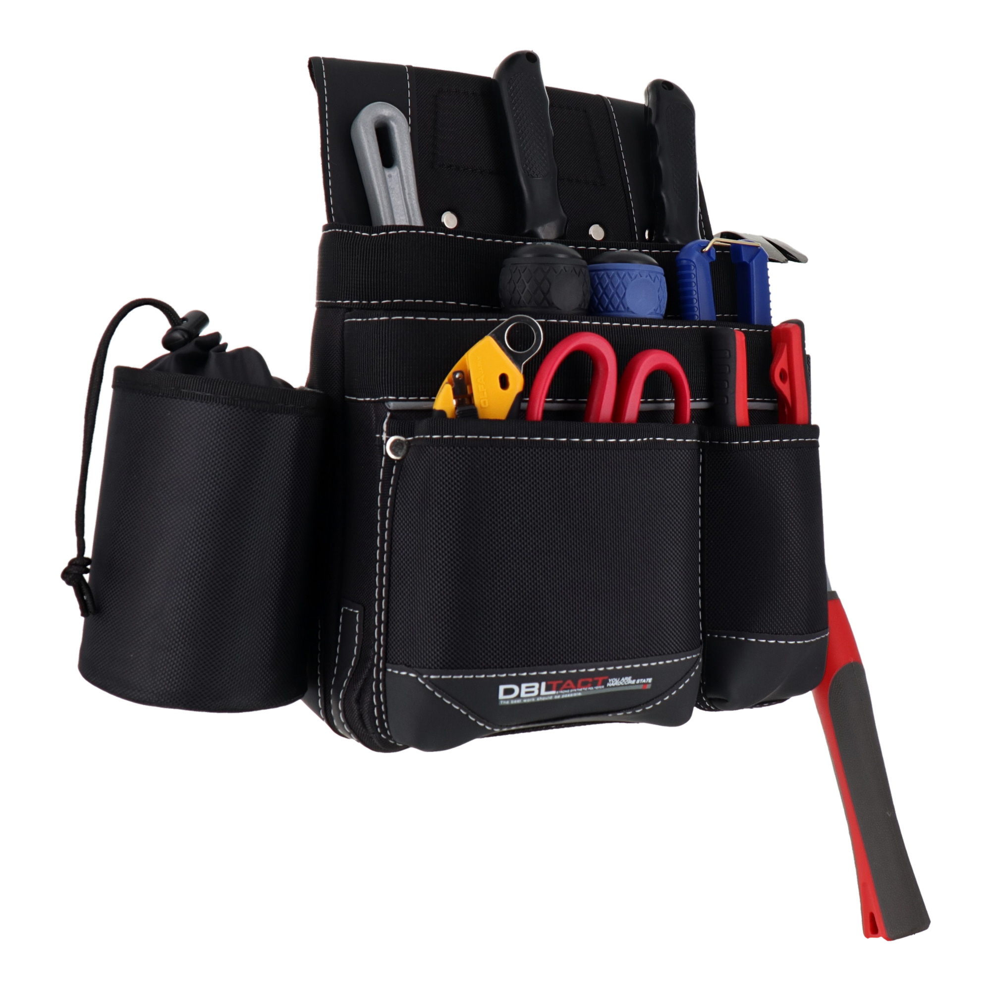 DT-31-BK 作業ベルト・収納袋 腰袋 釘袋 2段 ビスケース付き｜株式会社