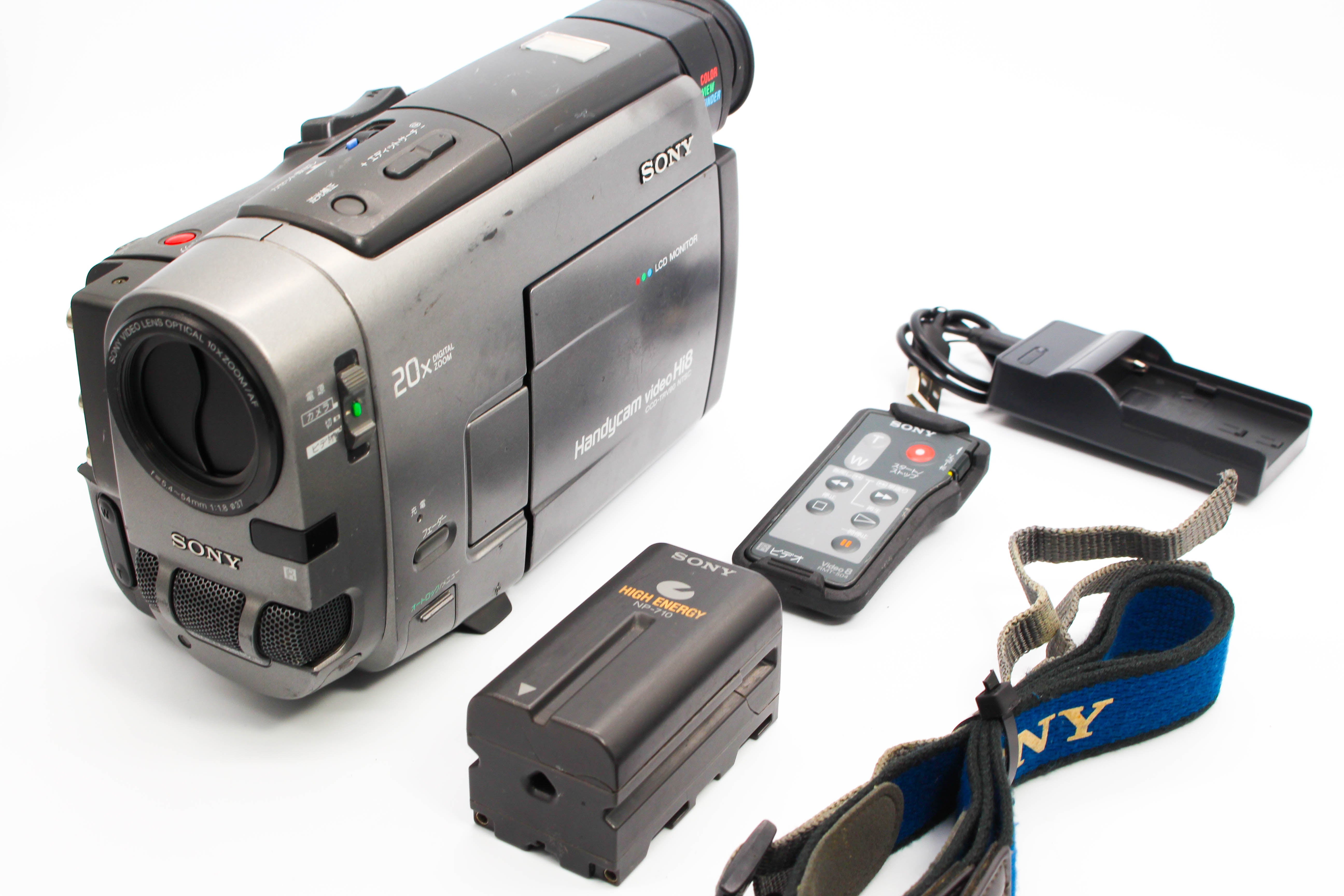 Sony CCD-TRV90 NTSC Japanese Hi8 Video8 Handycam Camcorder Camera - Te