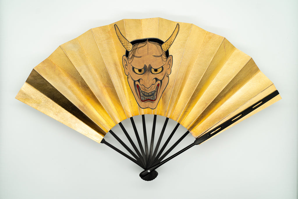 般若 手描 仕舞扇 – SENSUP