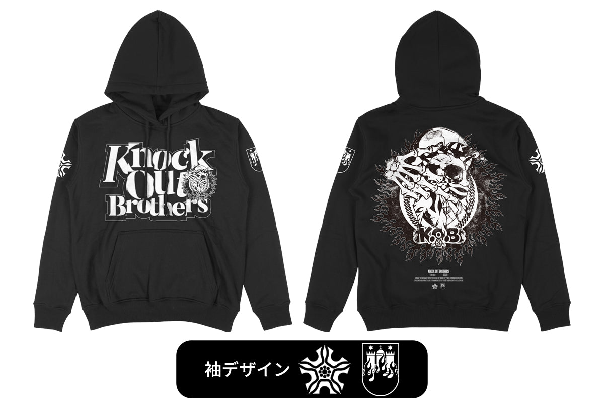 Knock Out Brothers「K.O.B SYMBOL MARK」プルオーバーパーカー