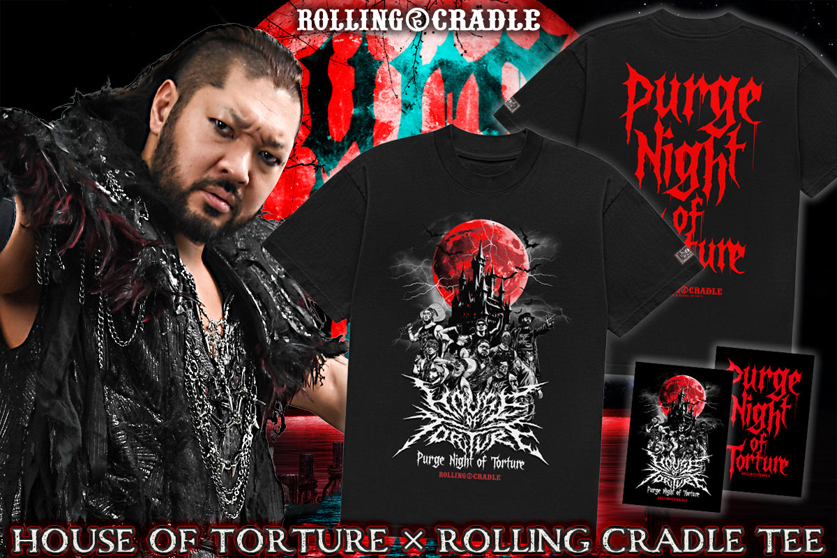 HOUSE OF TORTURE×ROLLING CRADLE「紅の月 ～TORTURE-VANIA～」Tシャツ