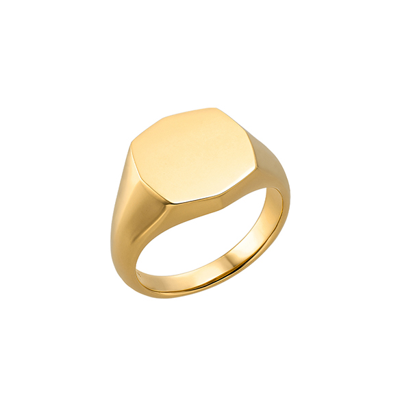 K18イエローゴールド リング 八角 | 高品質 金・プラチナ