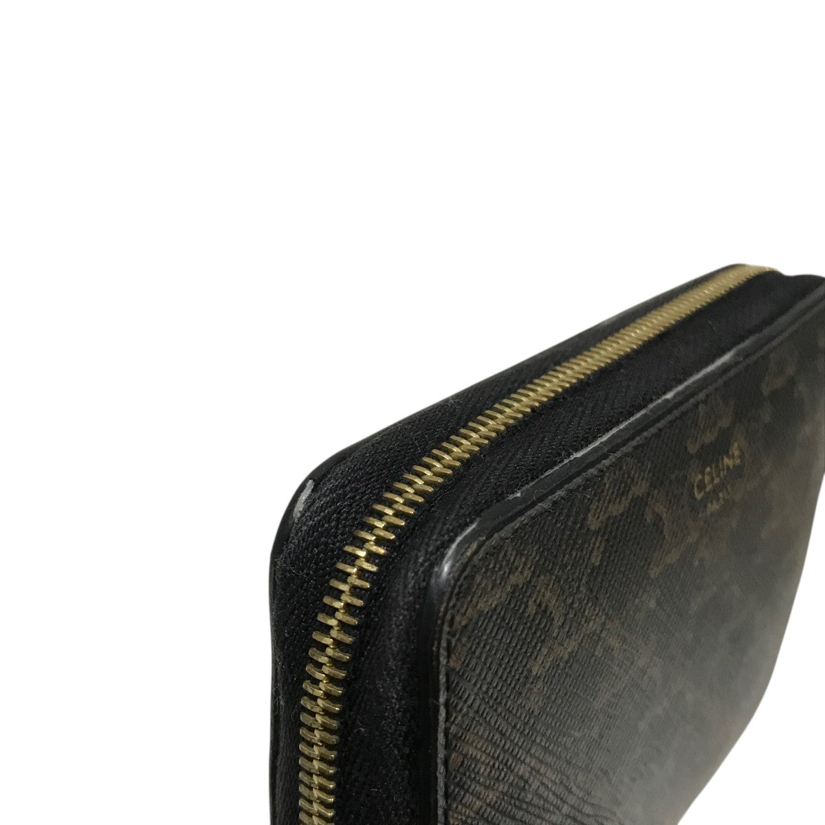 CELINE(セリーヌ) トリオンフラウンドジップ財布 U-SD-0280 ブラウン