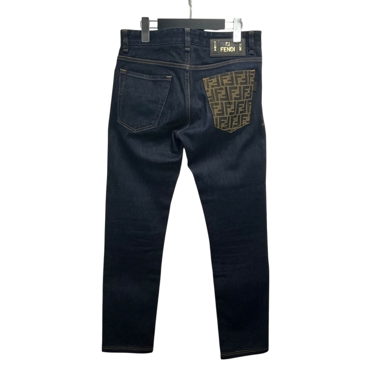 FENDI(フェンディ) ズッカ柄インディゴデニムパンツFLP201 A0X4 FLP201