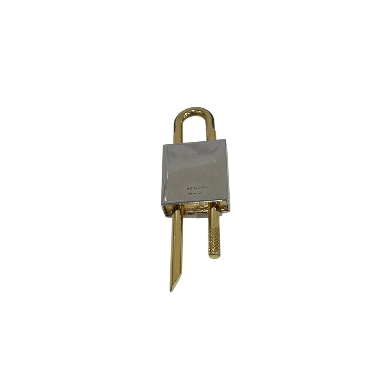 GIVENCHY(ジバンシィ) 4G パドロック キーチャーム シルバー×ゴールド