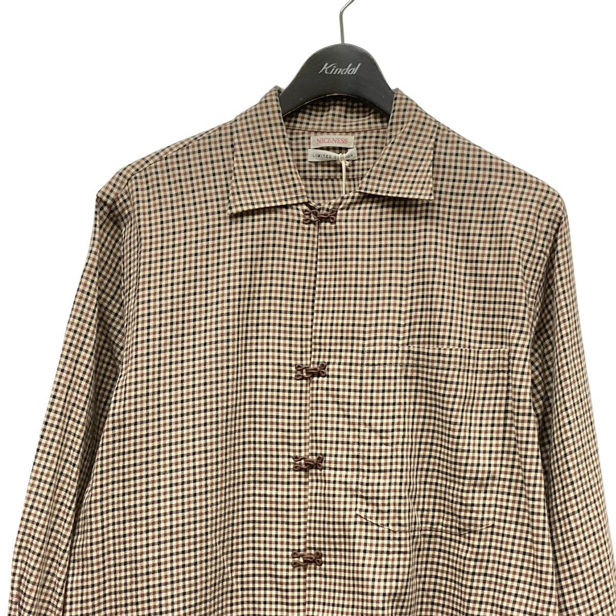 NICENESS(ナイスネス) SWISHチェックホックシャツNN-1801Y14 NN