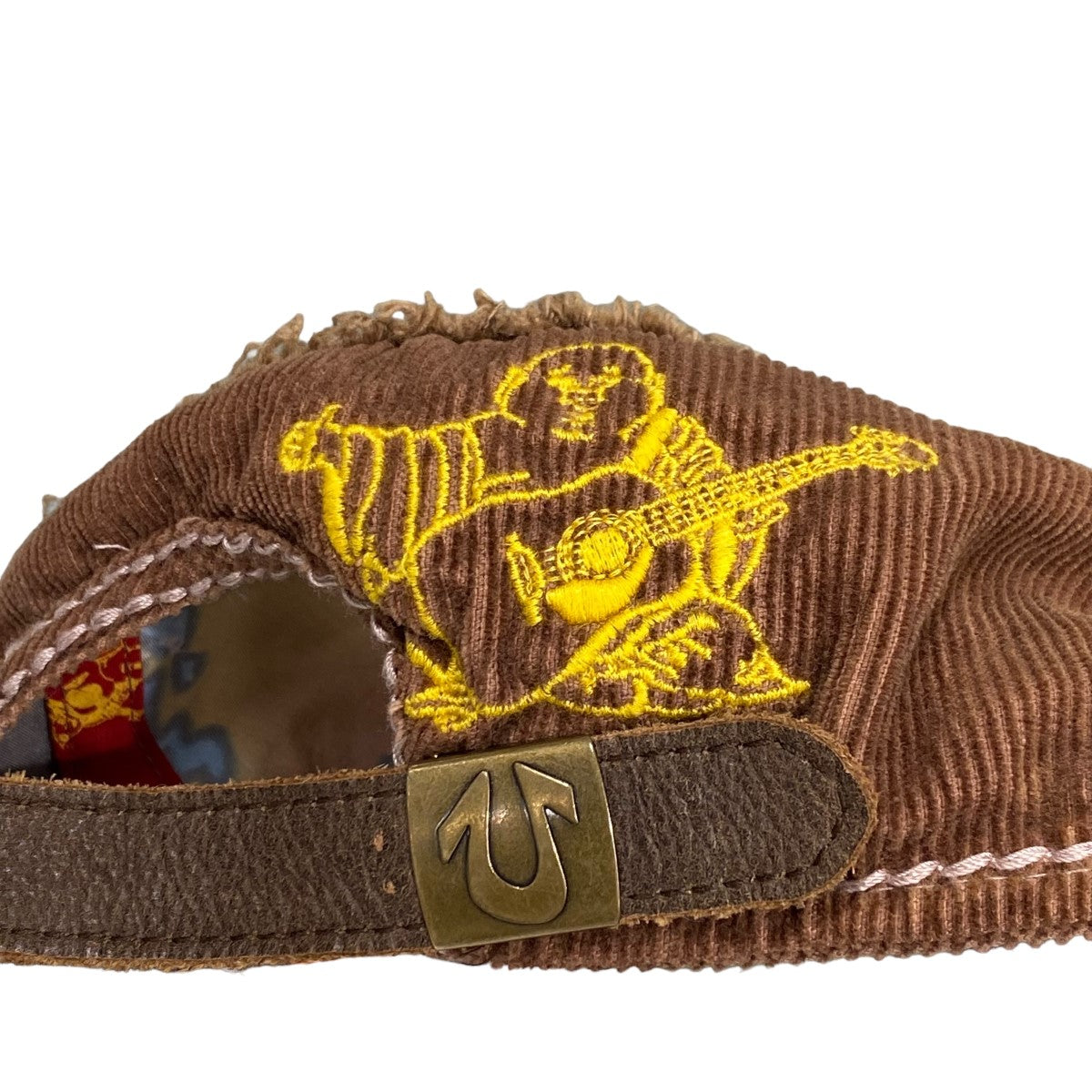 TRUE RELIGION(トゥルーレリジョン) ダメージ加工 レザー切替