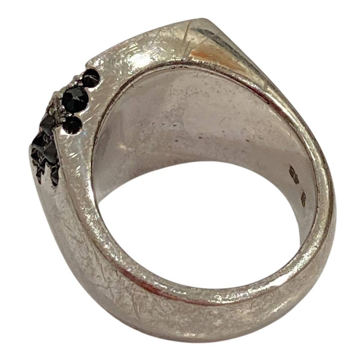 TOM WOOD(トムウッド) Cushion Black Moleculeシルバーリング シルバー