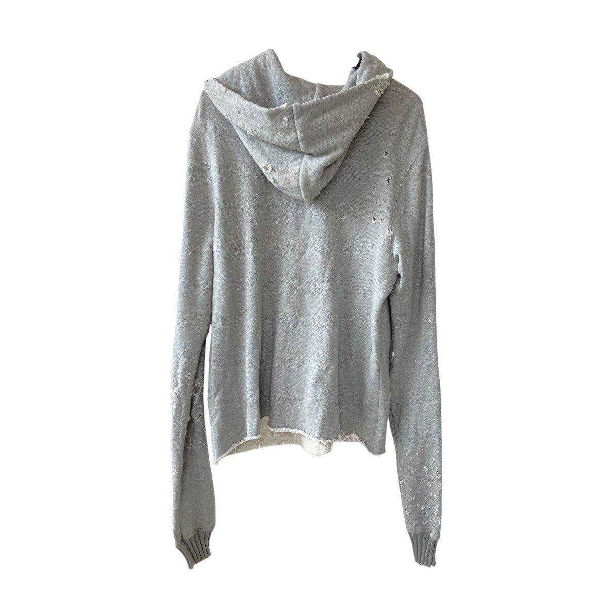 AMIRI(アミリ) ショットガン ダメージ加工 プルオーバーパーカー