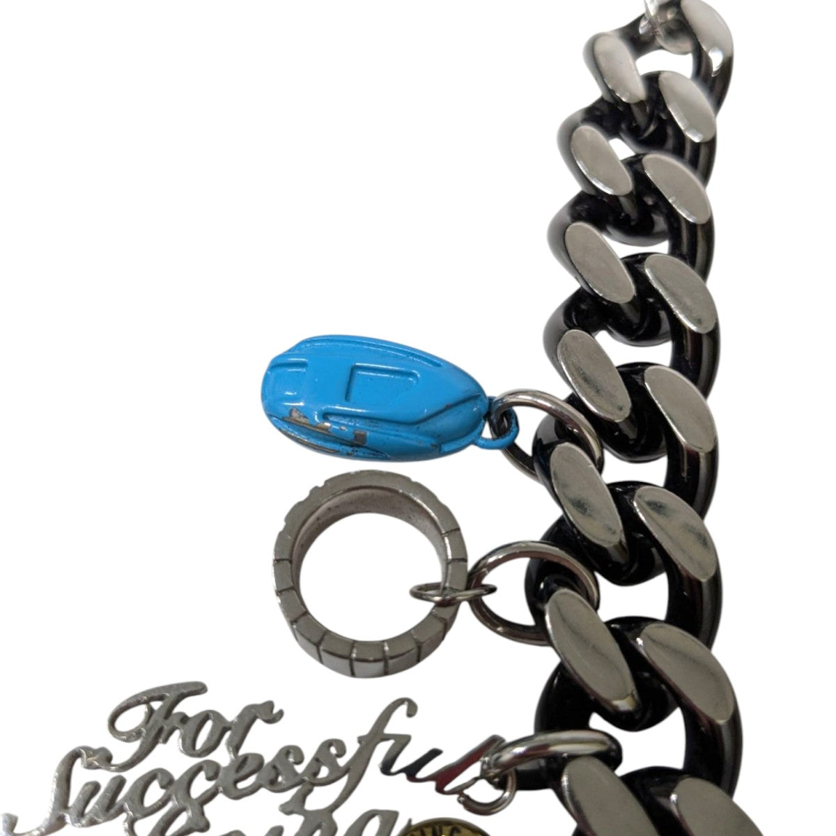 DIESEL(ディーゼル) ネックレスDX1522 DX1522 シルバー×マルチカラー