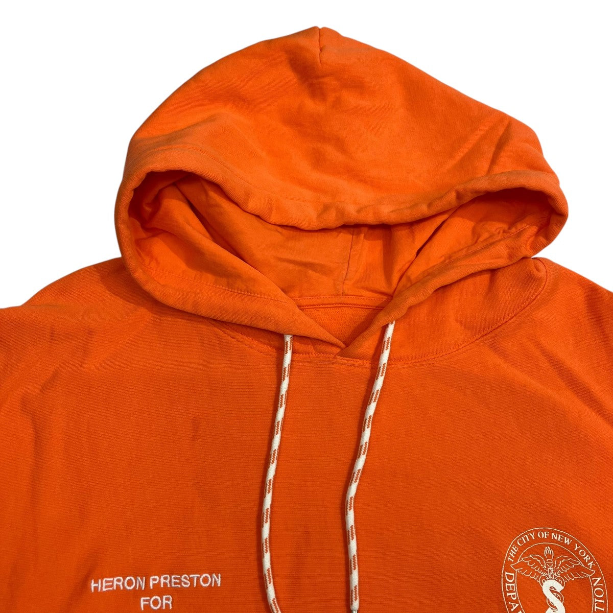 HERON PRESTON(ヘロンプレストン) プルオーバーパーカー オレンジ