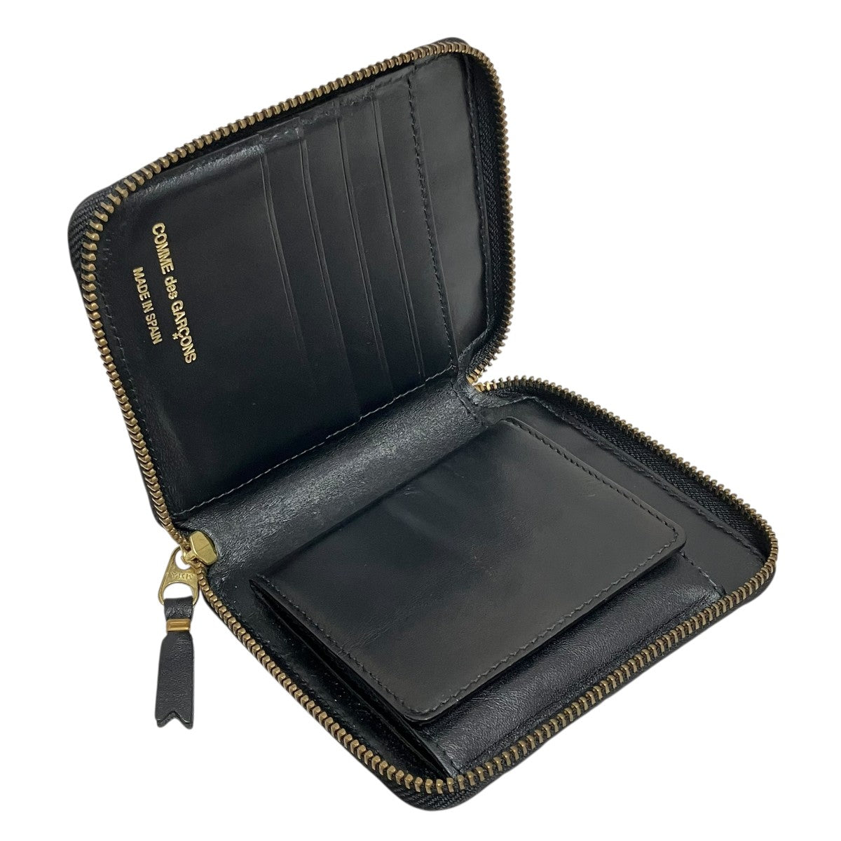 COMME des GARCONS(コムデギャルソン) 2つ折り財布 ブラック｜【公式