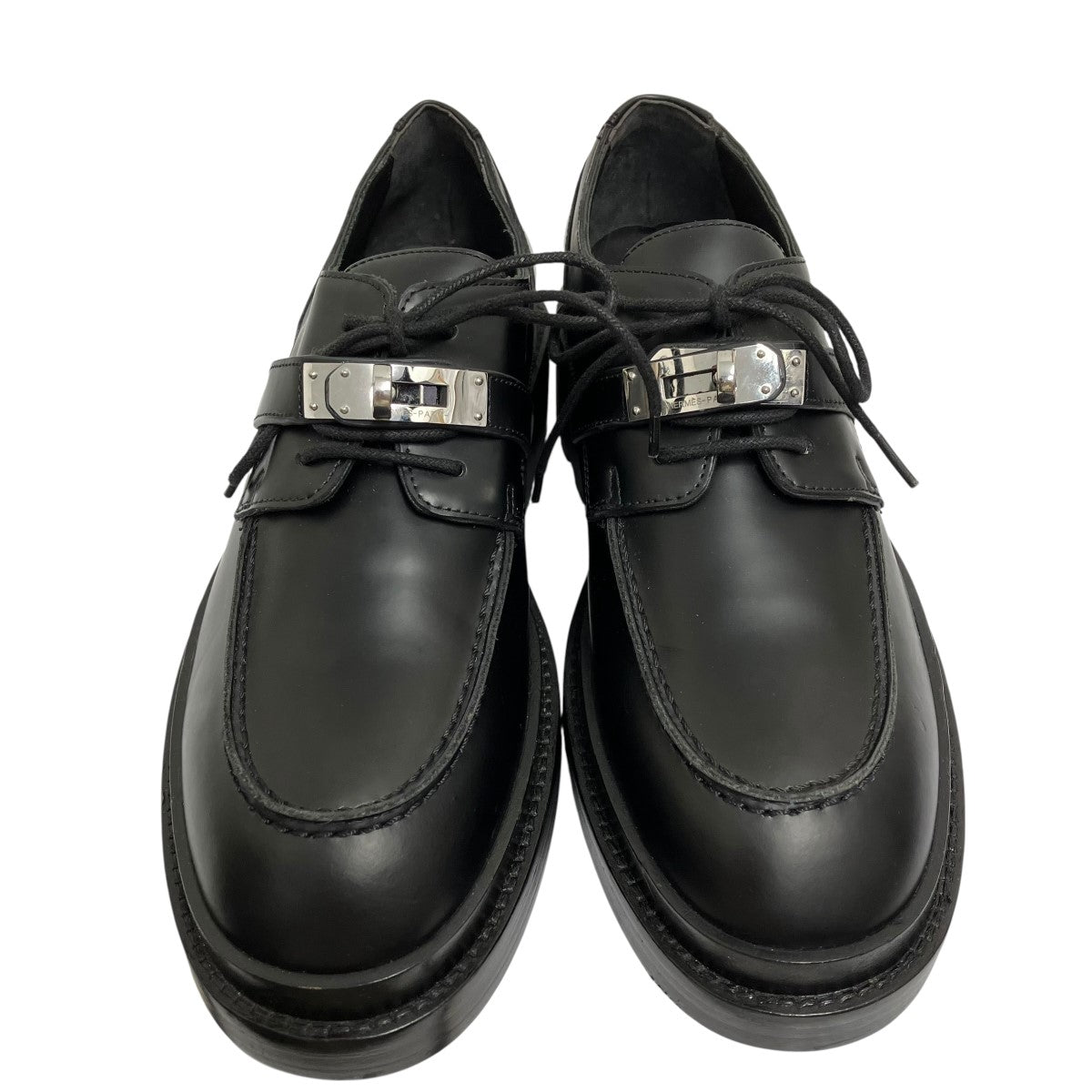 HERMES(エルメス) ダービーファーストローファー ケリー金具レザー