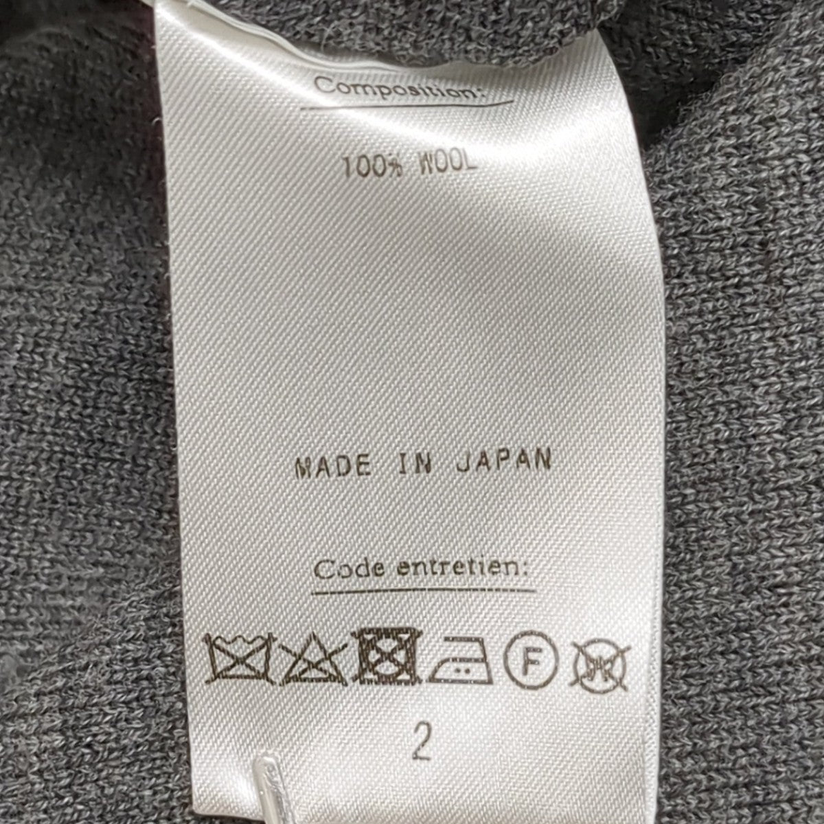 A．PRESSE(アプレッセ) 22FW L S Knit T-Shirtニット22AP-03-02H 22AP