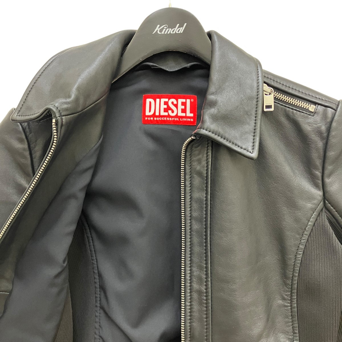 DIESEL(ディーゼル) レザージャケットL-SASK L-SASK ブラック サイズ