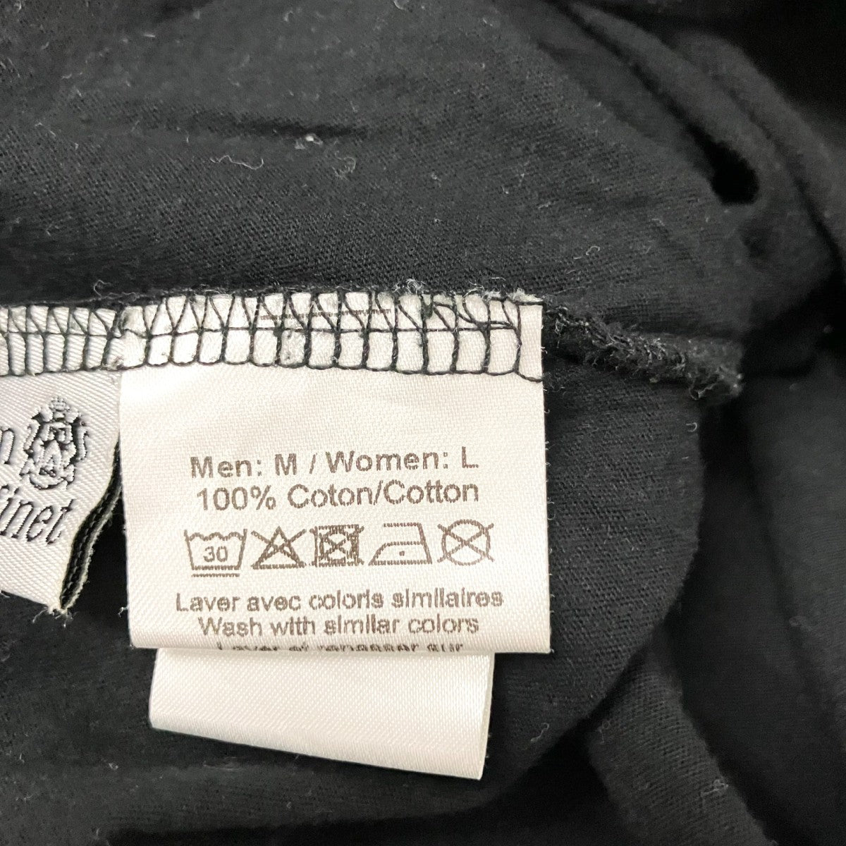 lucien pellat-finet(ルシアンペラフィネ) プリントTシャツ ブラック