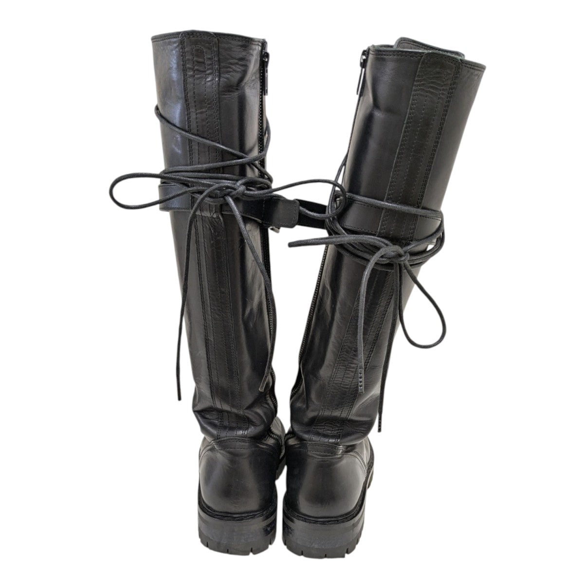 ANN DEMEULEMEESTER(アンドゥムルメステール) レースアップロング