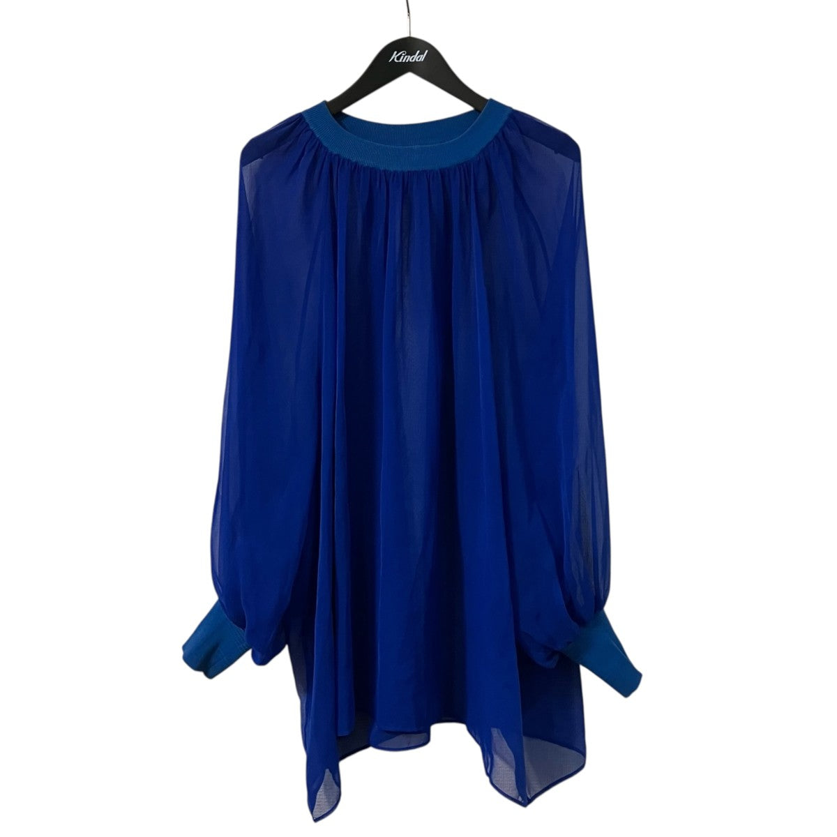 HYKE(ハイク) SHIRRED CHIFFON TOPシアーシャツ211 15133 013 211