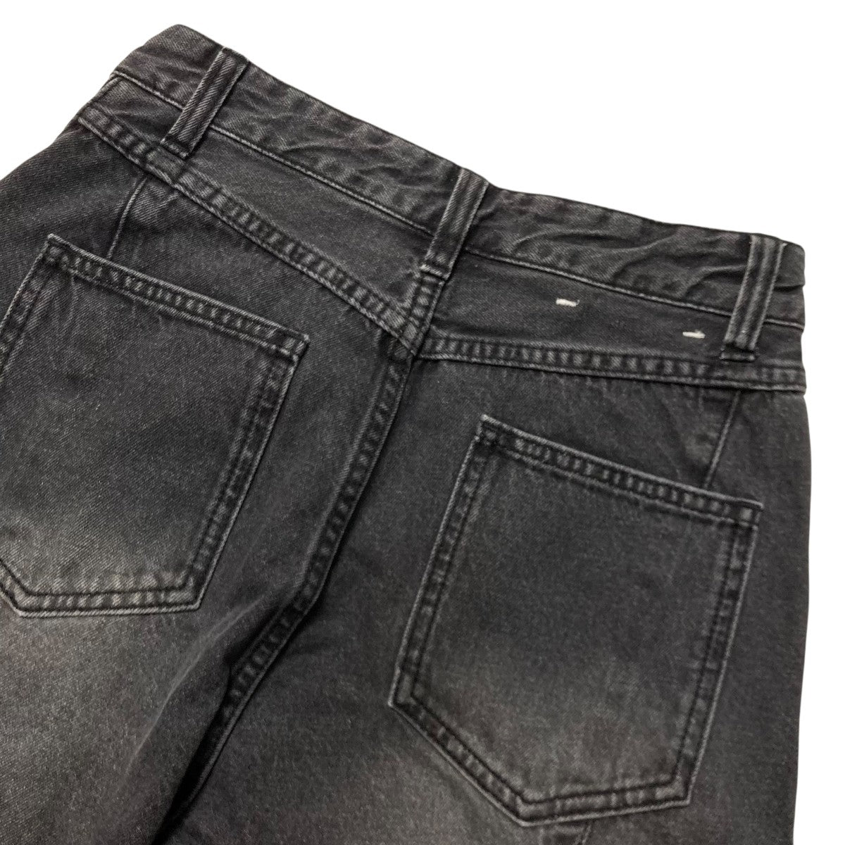 FRAY ID(フレイアイディー) アシメダブルウエストワイドデニムパンツ