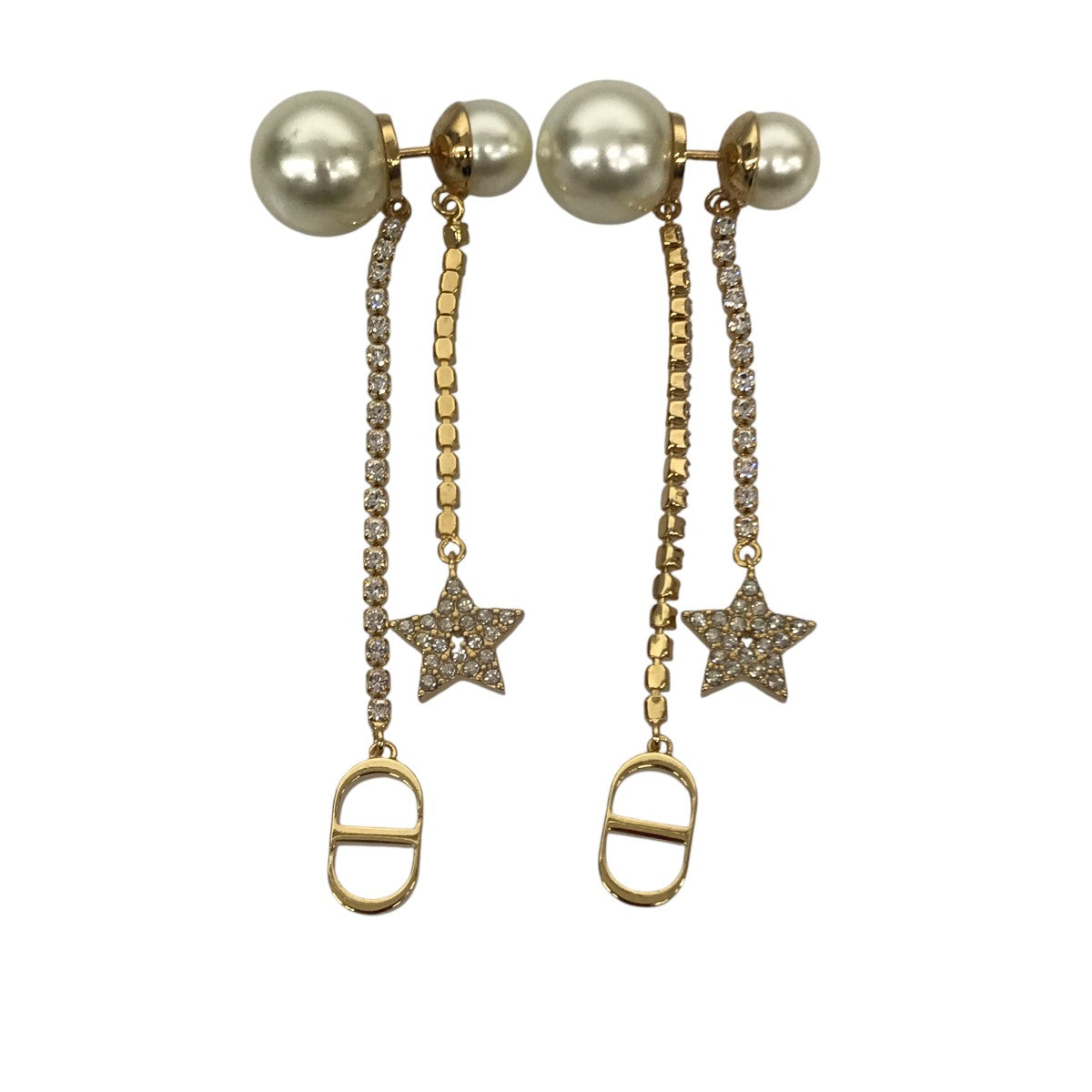 DIOR(ディオール) パール スタートライバルピアス ゴールド（色
