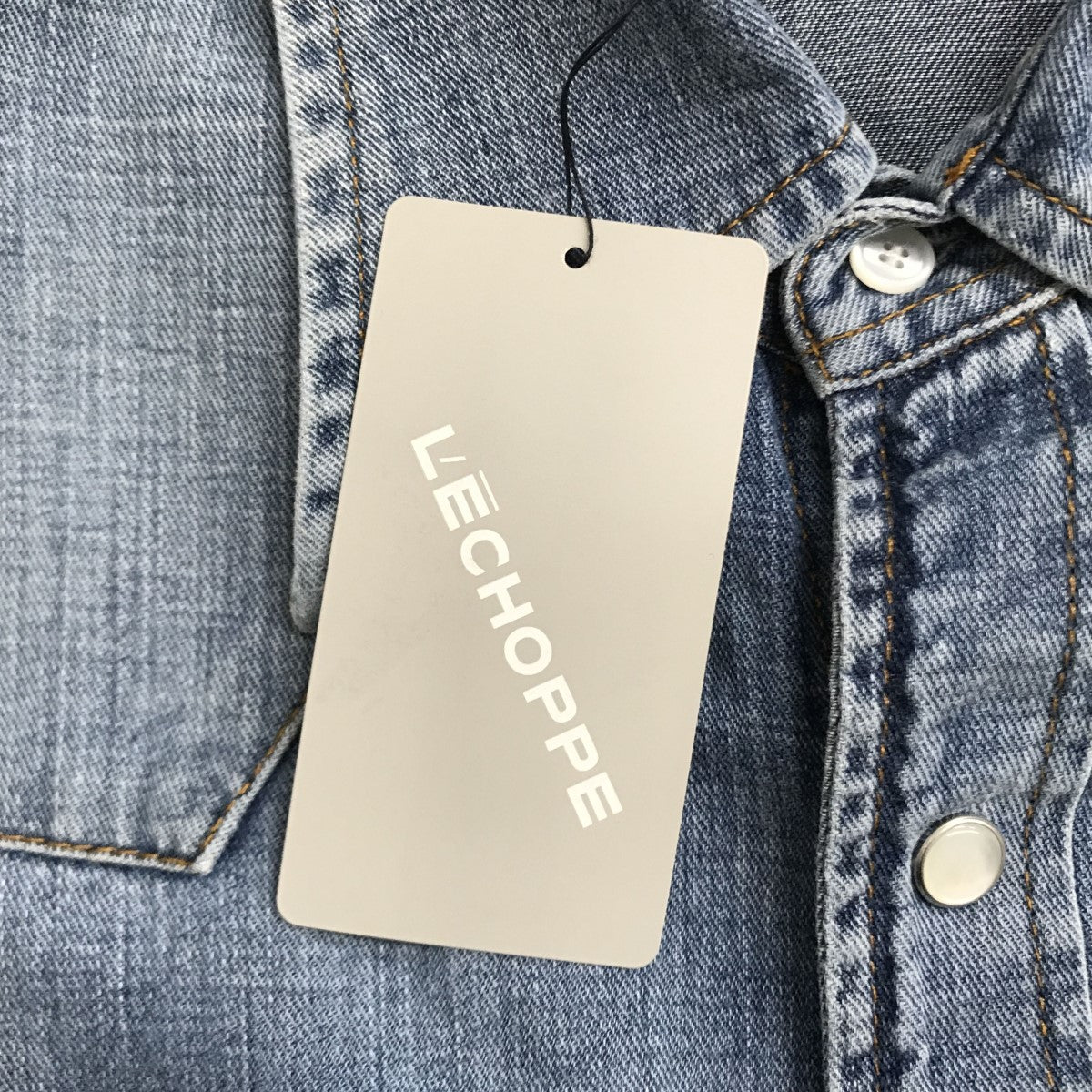 HUSBANDS(ハズバンズ) Western SH デニムシャツ インディゴ サイズ 40