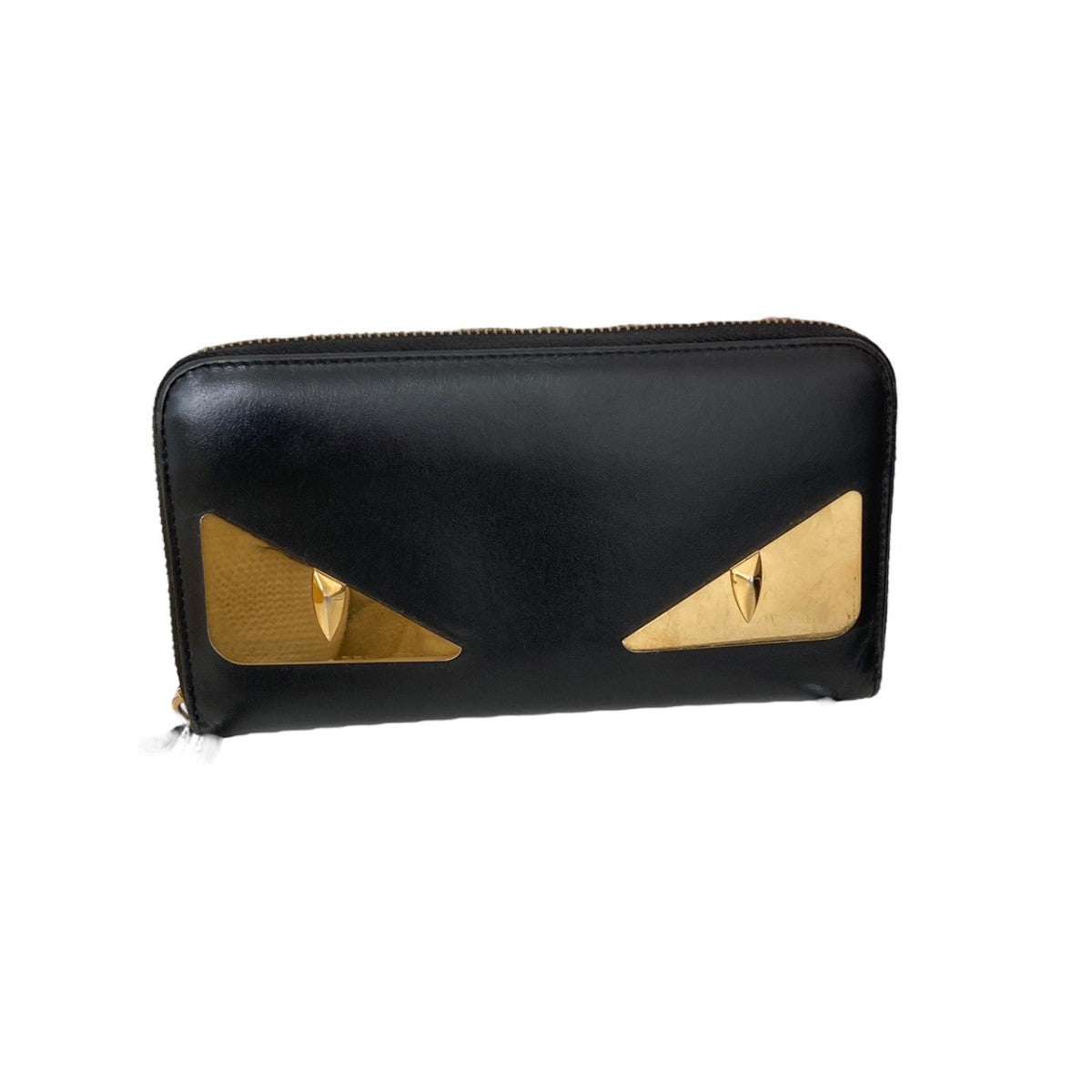 FENDI(フェンディ) モンスター バグズアイ ラウンドファスナー長財布
