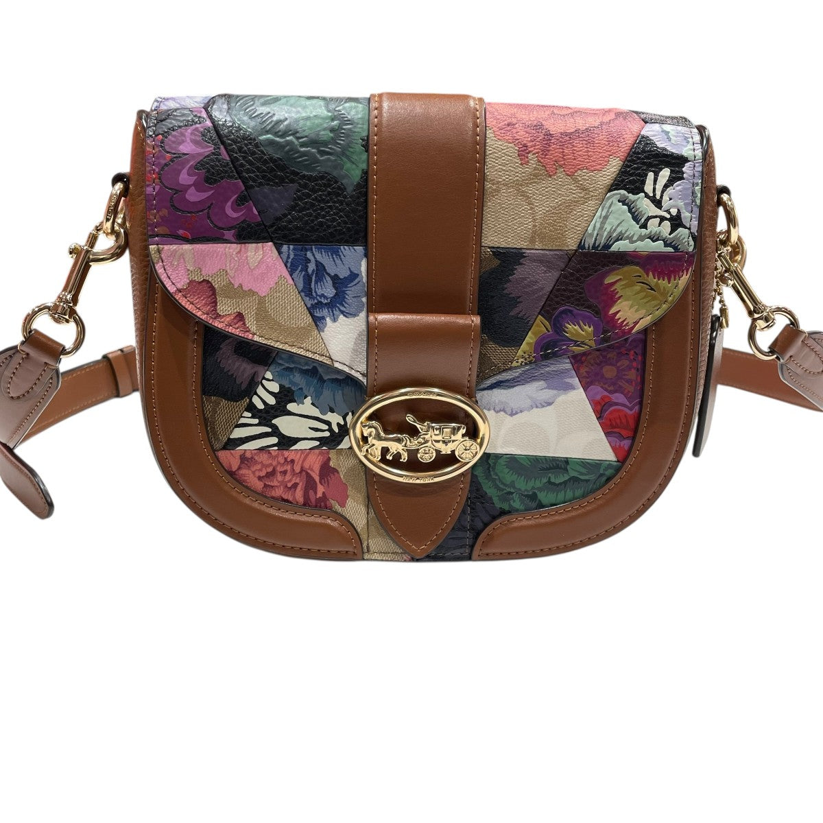 COACH(コーチ) シグネチャー カフェ・ファセットショルダーバッグC2804