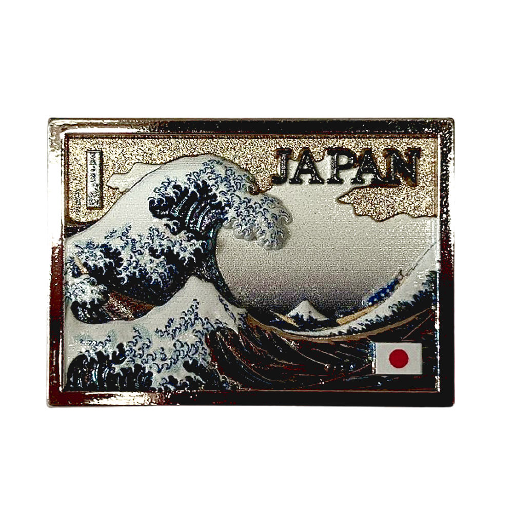 楽天市場】【メール便対応】葛飾北斎 ピンバッジ（ピンズ） 全2種