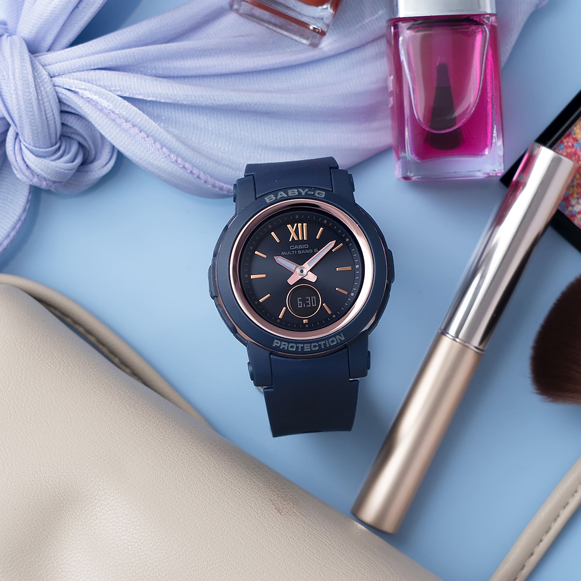 BABY-G BGA-2900-2AJF レディース 電波ソーラー アナデジ シンプル