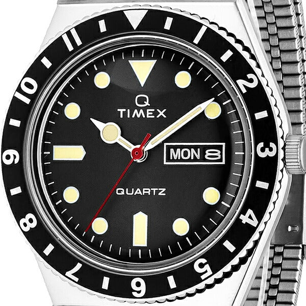 TIMEX Q TIMEX TW2U61800 メンズ 電池式 クオーツ デイデイト ブラック