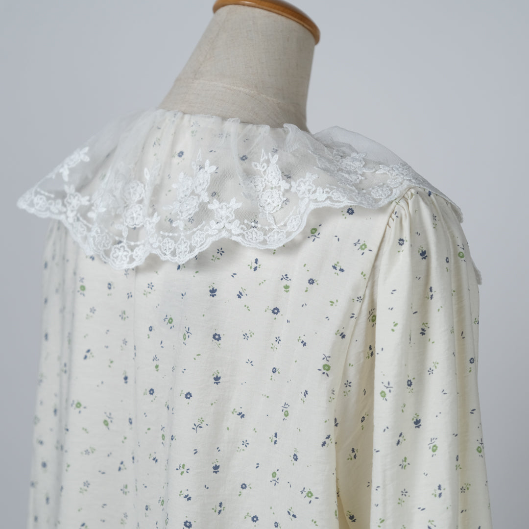 レース襟リボンブラウス – to blossom