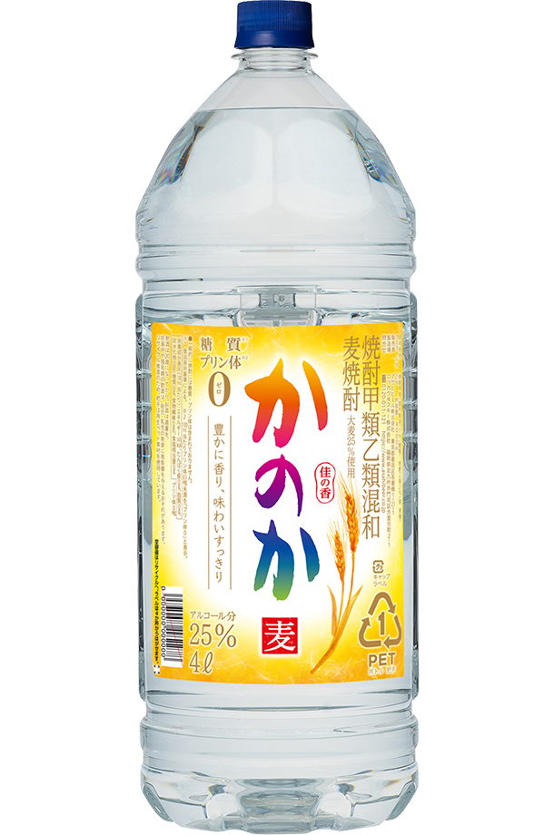 アサヒ（asahi） 麦焼酎 かのか 25度 ペットボトル 焼酎甲類乙類混和