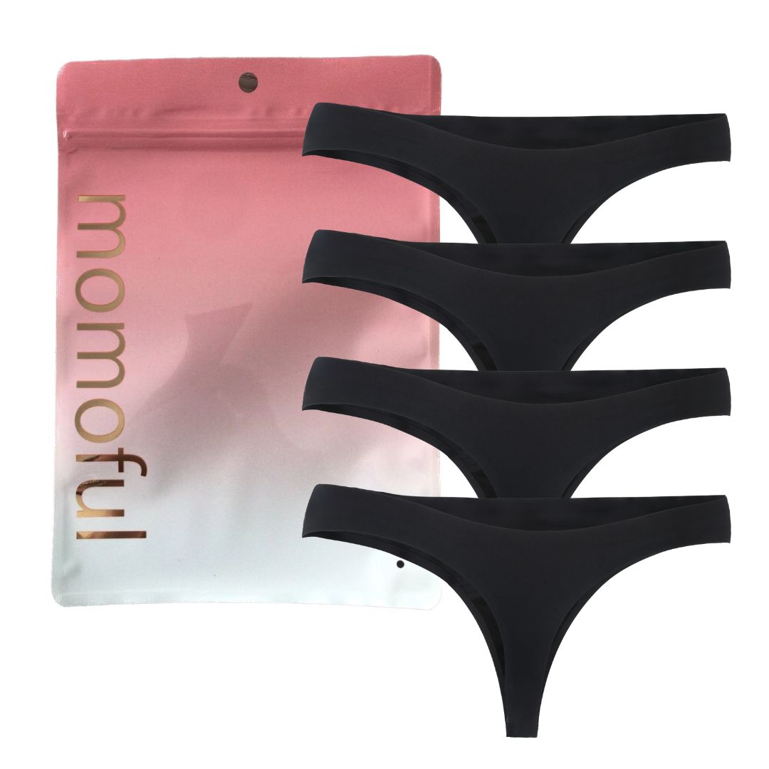 吸水ショーツ 4枚セット Tバック サニタリーショーツ モモフル