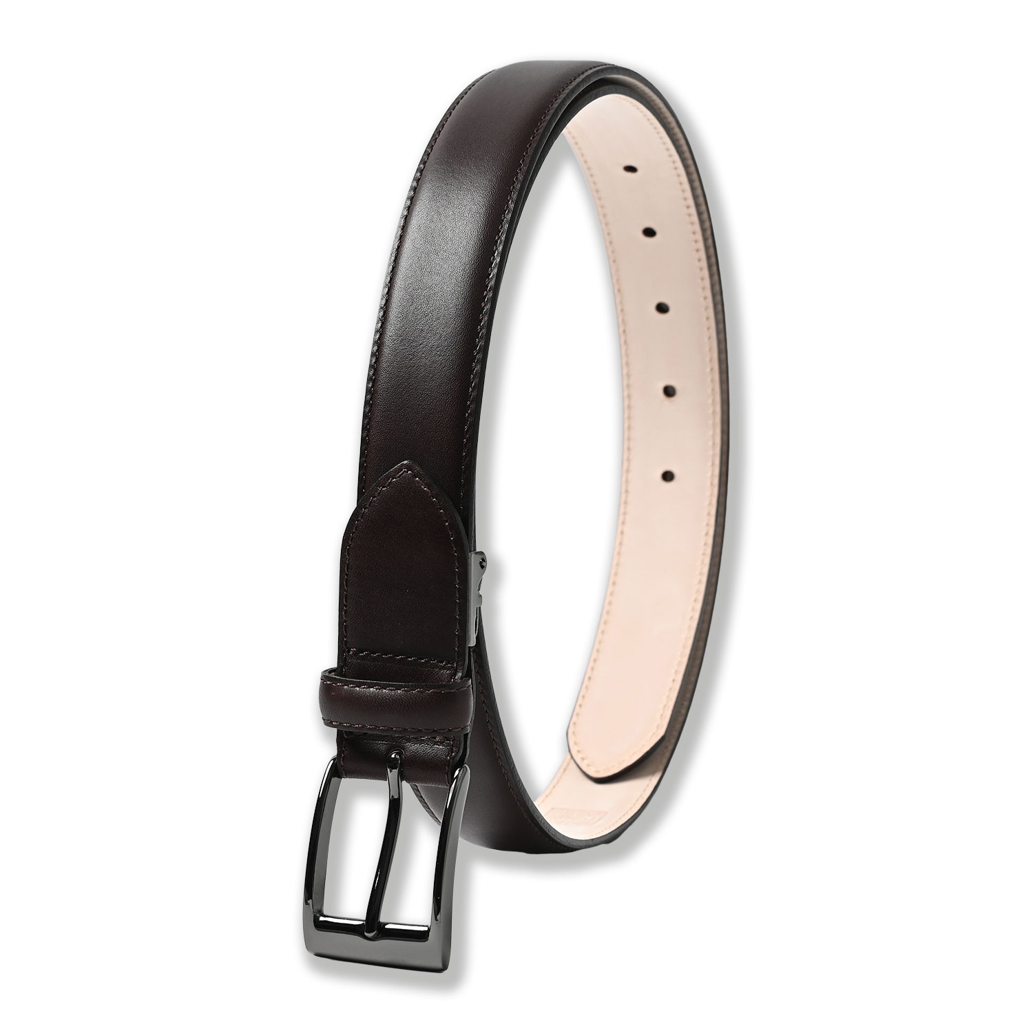 長沢ベルト工業 カーフレザー ベルト メンズ 本革 ビジネス カジュアル