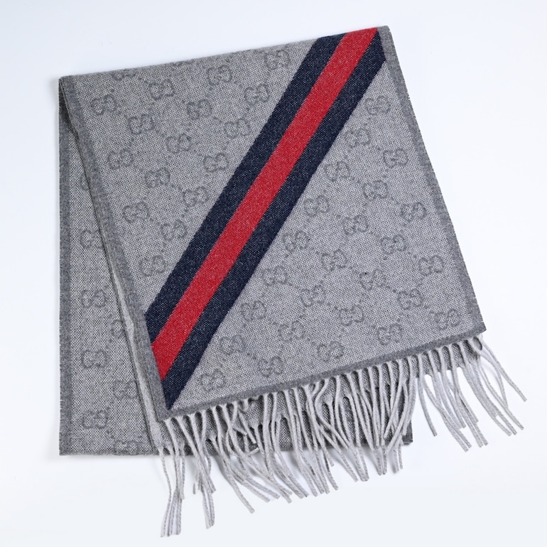 GUCCI（グッチ） マフラー メンズ レディース 男女兼用 GG ウェビング