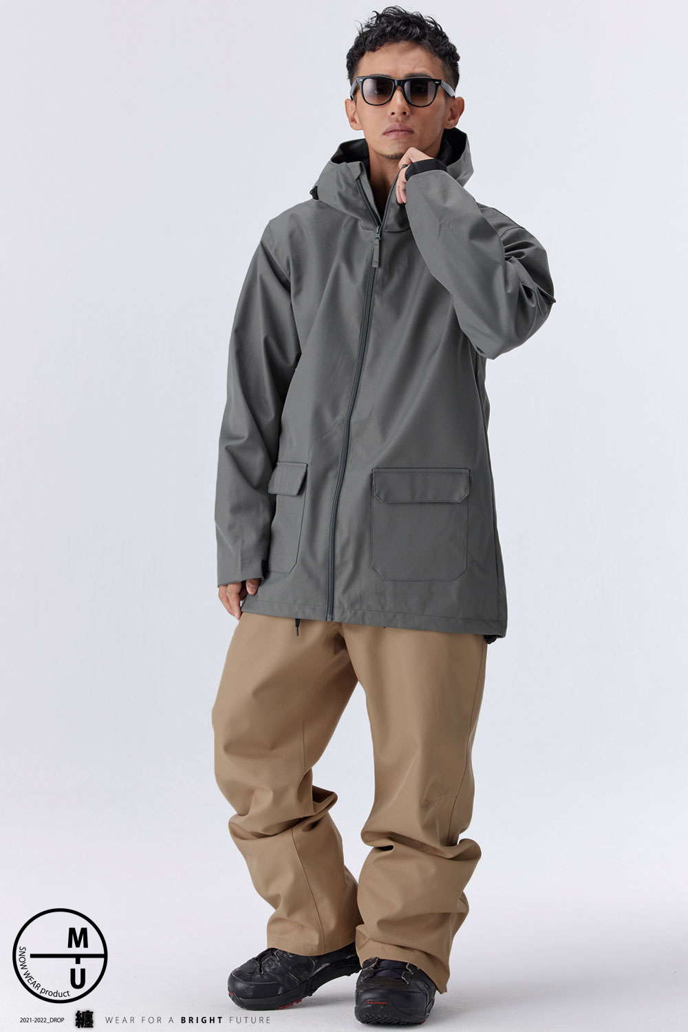 リアリズム スノーボード ウェア メンズ レディース 上下 セット