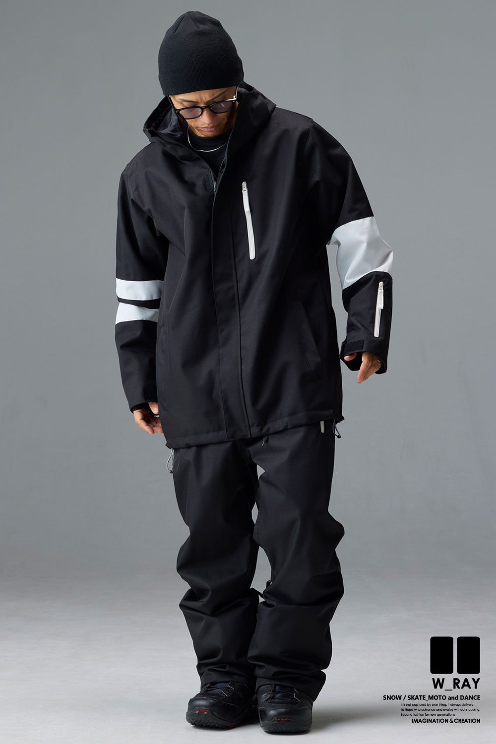 リアリズム スノーボード ウェア メンズ レディース 上下 セット