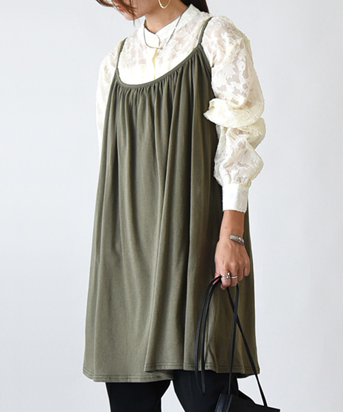 and it_（アンドイット） キャミソールワンピース レディース 春 夏 膝