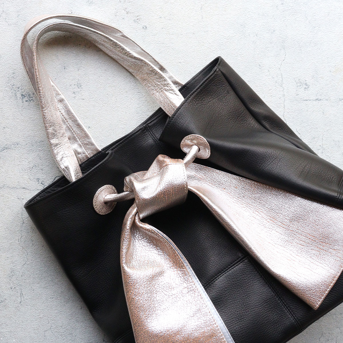 ジルダ トートバッグ A4 リボン VIA DOAN(ヴィアドアン)ZILDA(ジルダ