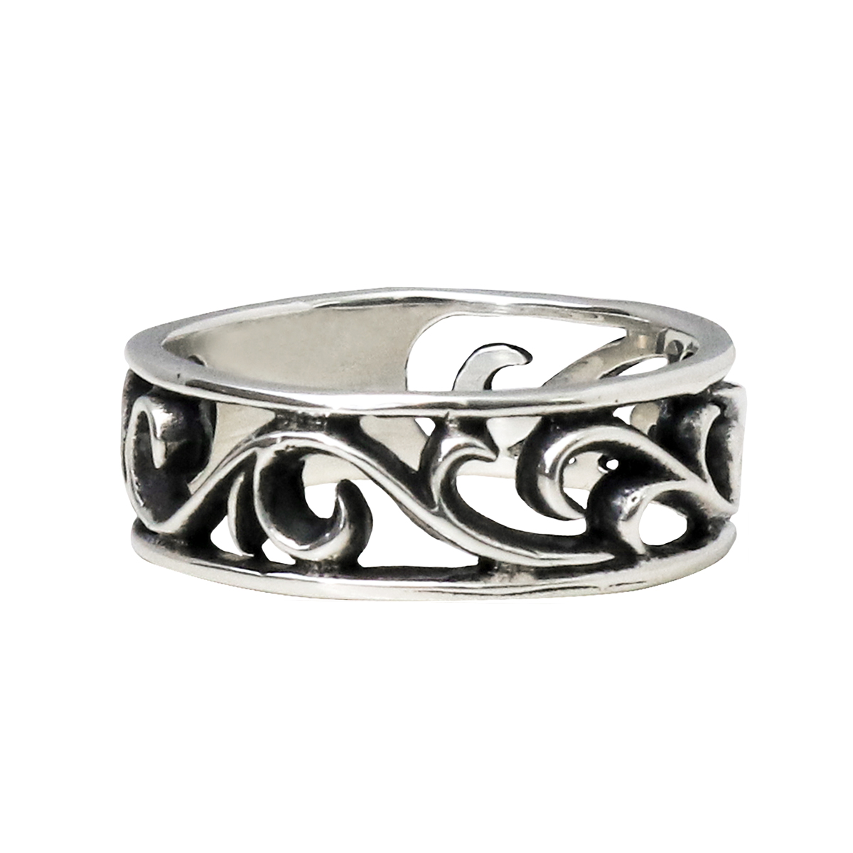 リング メンズ シルバー アラベスク 民族柄 ネイティブ インディアン