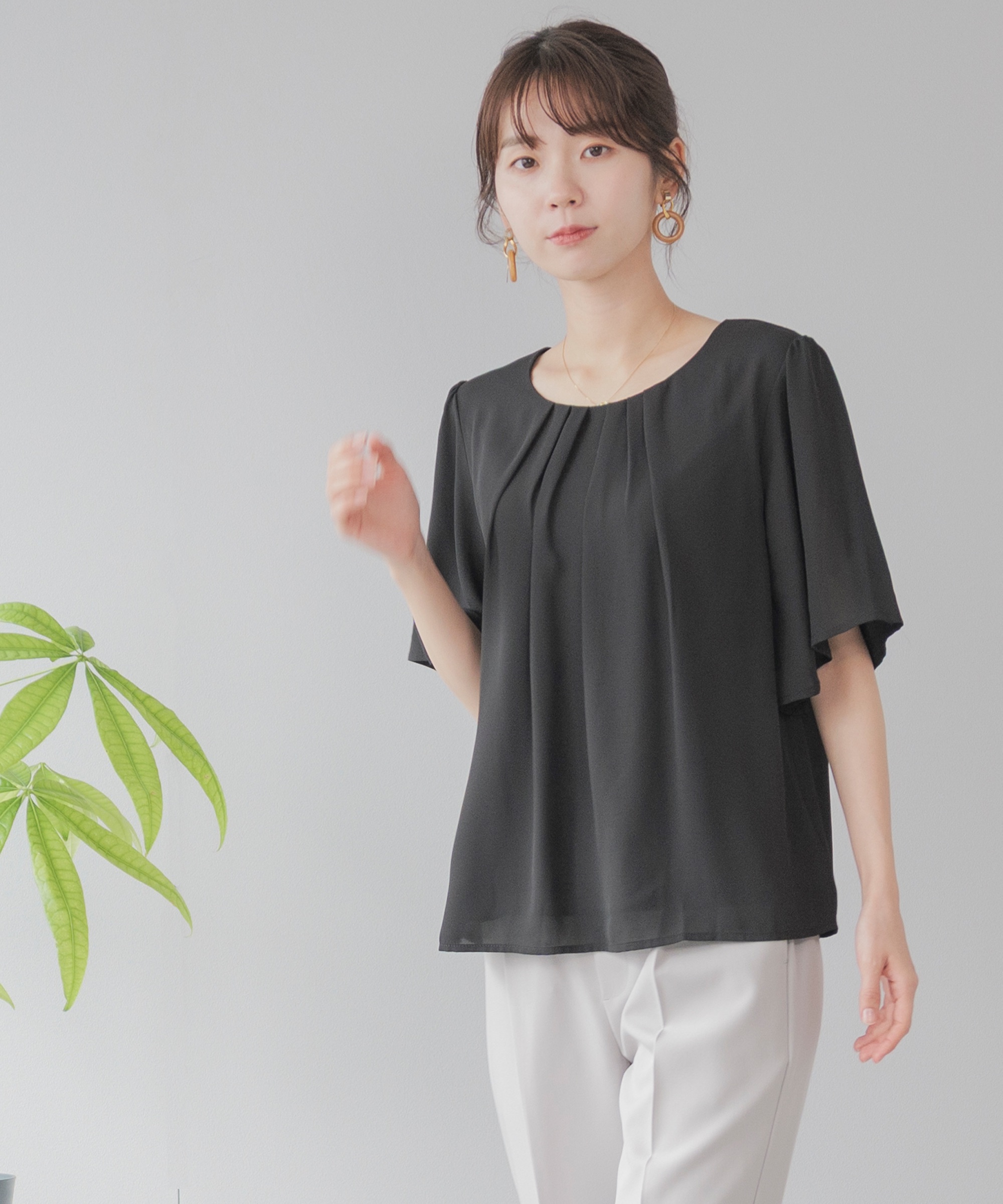 Festinalente（フェスティナレンテ） ブラウス レディース 五分袖