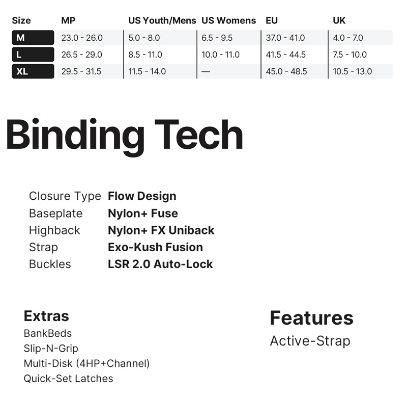 FLOW（フロー） 25-26 NIDECKER/ナイデッカー FUSE フューズ リア